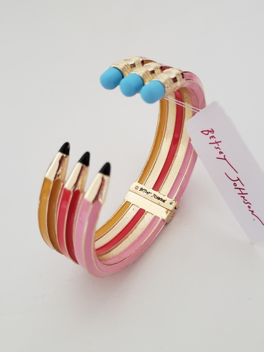 Betsey Johnson Triple Pencil Bangle Bracelet